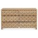 Fulton Natural 6 Drawer Dresser