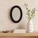 Antoni Black Oval Small Wall Mirror