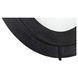 Antoni Black Oval Small Wall Mirror