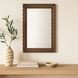 Holland Brown Rectangular Large Wall Mirror