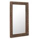 Holland Brown Rectangular Large Wall Mirror