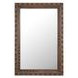Holland Brown Rectangular Large Wall Mirror