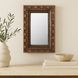 Holland Brown Rectangular Small Wall Mirror