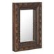 Holland Brown Rectangular Small Wall Mirror