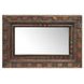 Holland Brown Rectangular Small Wall Mirror