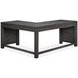 Plum Creek Ravenwood Black 70" L Desk