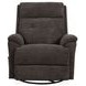 Sophisticated Steel Performance Fabric Swivel Gliding Recliner