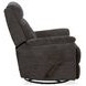 Sophisticated Steel Performance Fabric Swivel Gliding Recliner