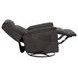 Sophisticated Steel Performance Fabric Swivel Gliding Recliner