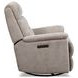 Sophisticated Oat Performance Fabric Swivel Gliding Power Recliner with Power Lumbar and USB Charging