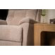 Sophisticated Oat Performance Fabric Swivel Gliding Power Recliner with Power Lumbar and USB Charging