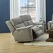 Porter Gray 74" Zero Gravity Power Reclining Loveseat with Console and USB Charging
