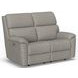 Porter Gray 62" Zero Gravity Power Reclining Loveseat with Power Lumbar and USB Charging