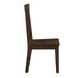 Auburn Dark Brown Slat Back Side Chair Set of 2