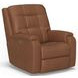 Arlo Brown Leather Triple Power Rocker Recliner with USB Charging