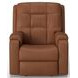 Arlo Brown Leather Triple Power Rocker Recliner with USB Charging