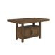 Garland Brown Extendable Rectangular Storage Counter Height Dining Room Set