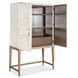 Mosaic Cream and Champagne Dream Weaver 2 Door Bar Cabinet with LED