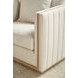 Cassat Channeled White Living Room Set