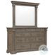 Madison Ridge Natural Bark Dresser Mirror