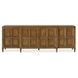 Mosaic Rich Golden Brown 4 Door Nikos Entertainment Credenza