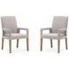 Fernholt Gray Upholstered Arm Chair Set of 2