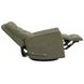 Gemini Snazzy Olive Manual Swivel Glider Recliner