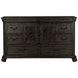 Bellamy Peppercorn 8 Drawer Dresser with Arched Mirror