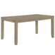 Yorktown Sand 60" Rectangular Dining Table with 6 Side Chairs