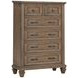 Mariana Mocha 5 Drawer Chest