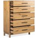 Davenport Rustic Caramel 5 Drawer Chest
