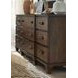 Sugar Mill Spiced Rum 9 Drawer Dresser with Arched Mirror