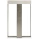 Tempo Larza and Satin Nickel Square Accent Table