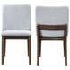 Kody Stone Gray Upholstered Dining Chair Set of 2