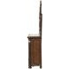 Bella Notte Brown Upholstered Sleigh Bedroom Set with USB Charging