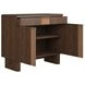 Verge Handcrafted Walnut Woven Panel Bedroom Set