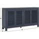 Rio Blue 4 Door Accent Cabinet