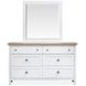 Windmill Harbour White Whisp and Sand Panel Bedroom Set