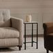 River Botticino Square Marble Top Side Table