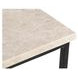 River Botticino Square Marble Top Side Table