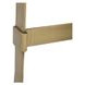 Holli Travertine and Gold Round Side Table