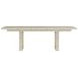 Cotiere Cream Linen Extendable Rectangular Dining Table