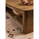 Mosaic Rich Golden Brown Rectangular Romano Cocktail Table