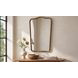 Keyes Brass Free Form Wall Mirror
