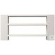 Stratum Mist 67" Console Table with 2 Shelves