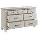 Silver Sands Gray 7 Drawer Dresser