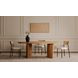 Louise Natural 86" Oval Dining Table