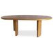 Louise Natural 86" Oval Dining Table