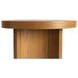 Louise Natural Round Accent Table