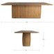 Winston Rustic Oak 97" Rectangular Dining Table